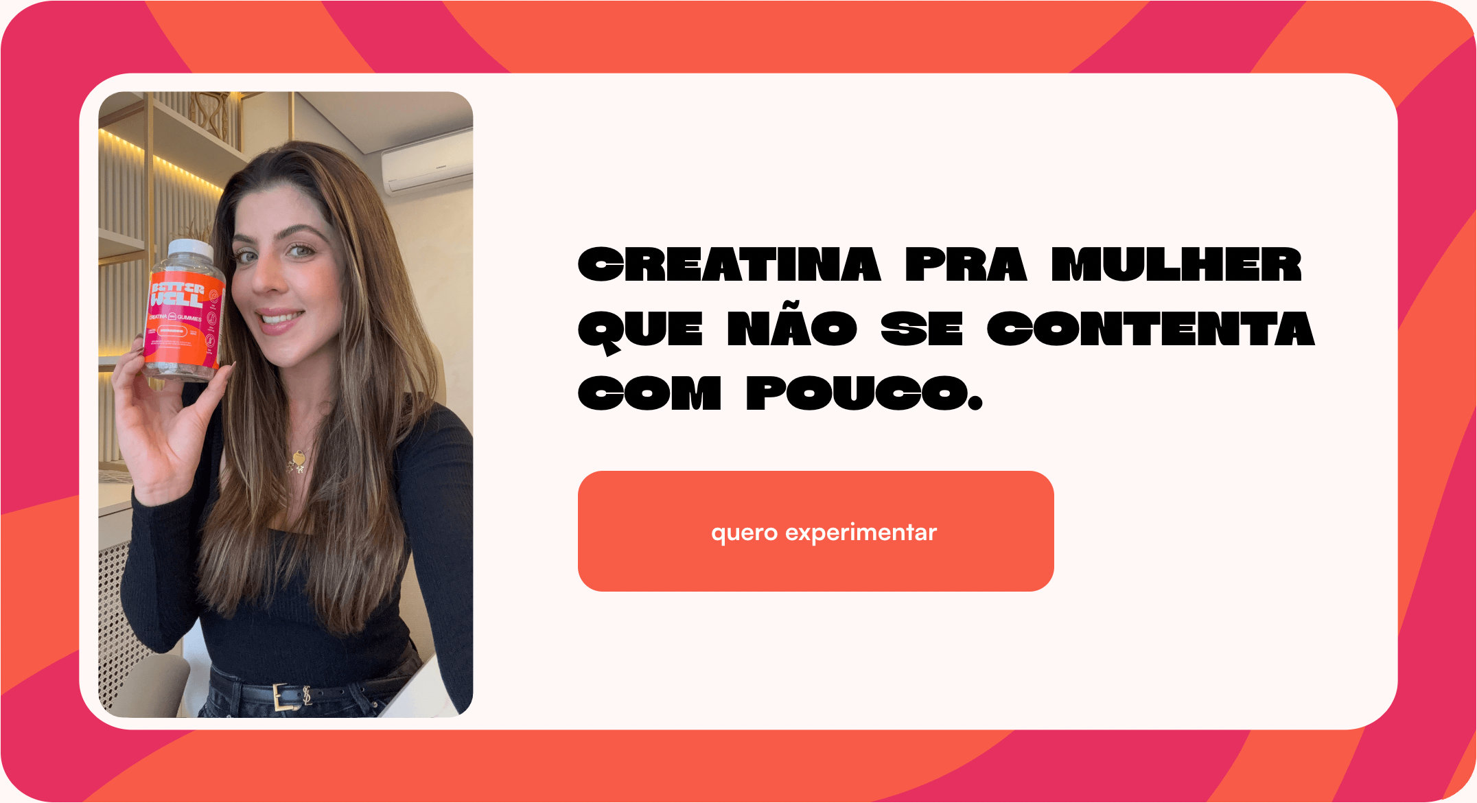 Creatina para Mulher que não se contenta com pouco